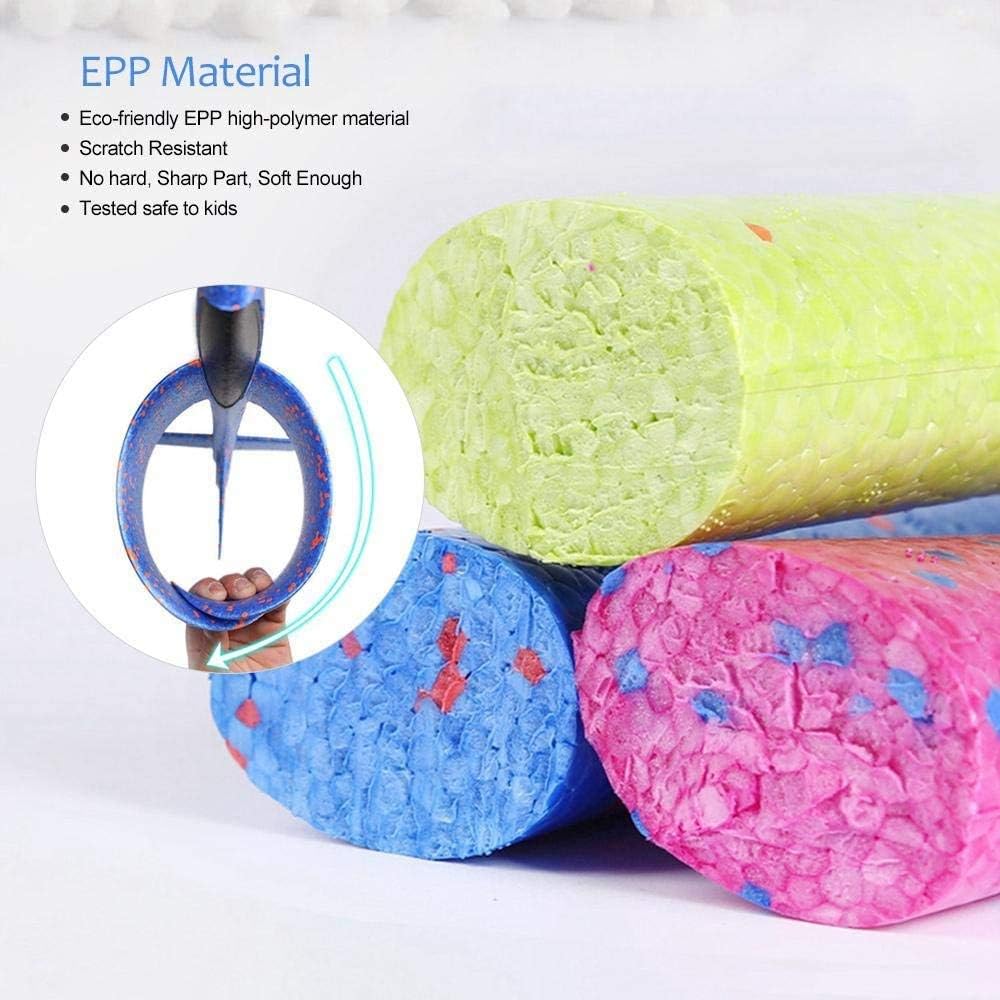 لعبة طائرة إسفنجية من سمارت بيري، قطعتان، طائرة شراعية كبيرة قابلة للرمي، مقاس 16.5 بوصة، مع وضع طيران مزدوج، مناسبة للرياضات الخارجية والحديقة واللعب في الفناء