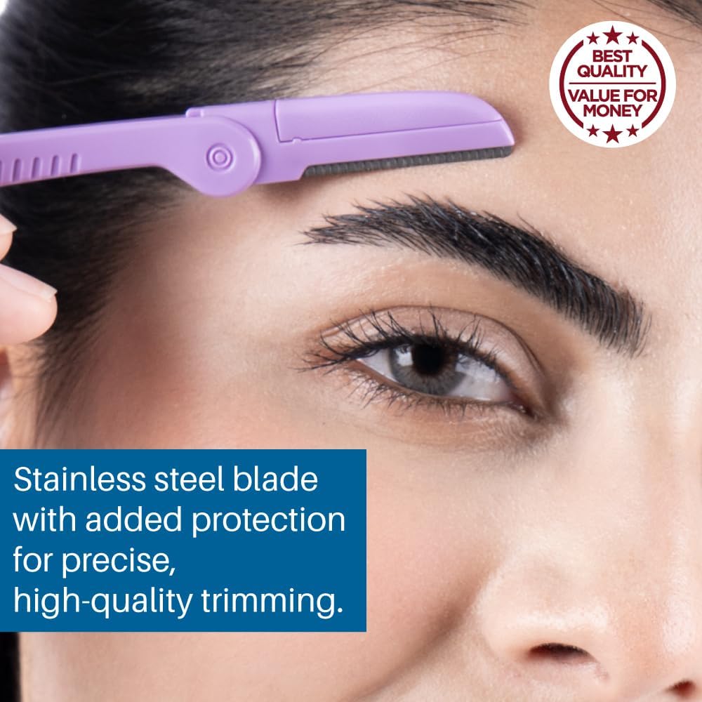 Xcluzive Facial & Body Hair Razor, Pack of 3, Plastic Handle, Unisex-Adults