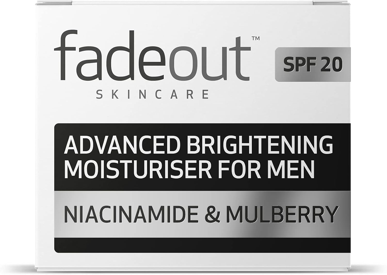 Fade out Advance Brightening Day Cream with SPF20 Moisturiser Face Cream for Dark Spots and Hyperpigmentation, Dark Circles, Dryness, 75ml