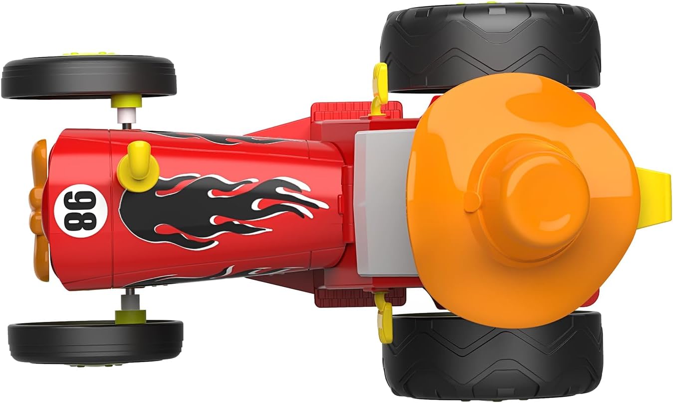 سيارة تحكم عن بعد، سيارة تحكم عن بعد من HEIMAO، سيارة قفز مجنونة بتحكم عن بعد مع موسيقى وأضواء، هدية عيد ميلاد للأطفال