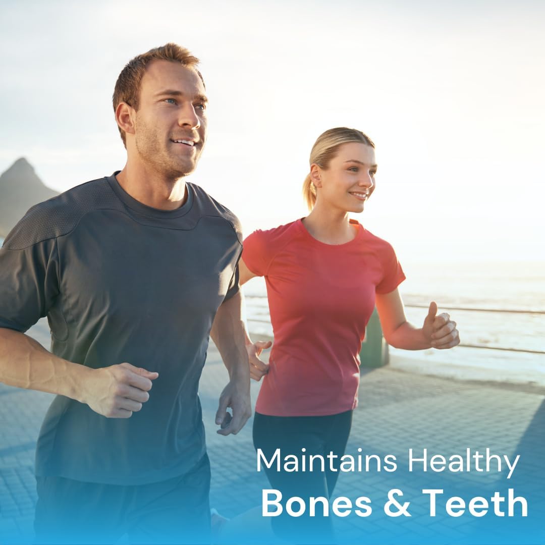 Vitago Calcium Effervescent Tablet, Vitamin D3, K2, High Absorption Calcium, Strong Bones and Teeth - 20 Tablets