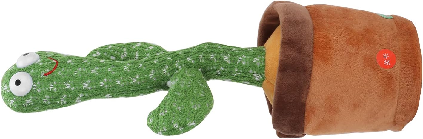 Cactus Toy, One Click Control Dancing Cactus Shine for Desktop Decorations for People Of All Ages for Birthday Gifts for Props