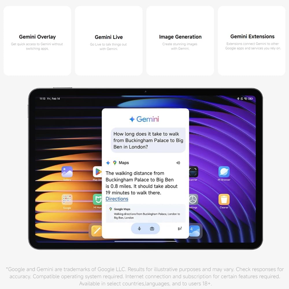 Xiaomi Pad 7, Green 8GB RAM 256GB Wifi - Global version
