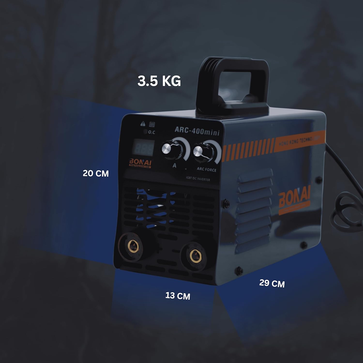 Bonai ARC-400 Mini Inverter Welder 220-240V | Portable MMA Welding Machine | IGBT DC Inverter 20-105A | Lightweight, Energy-Saving, Complete Welding Kit, BN-HK87
