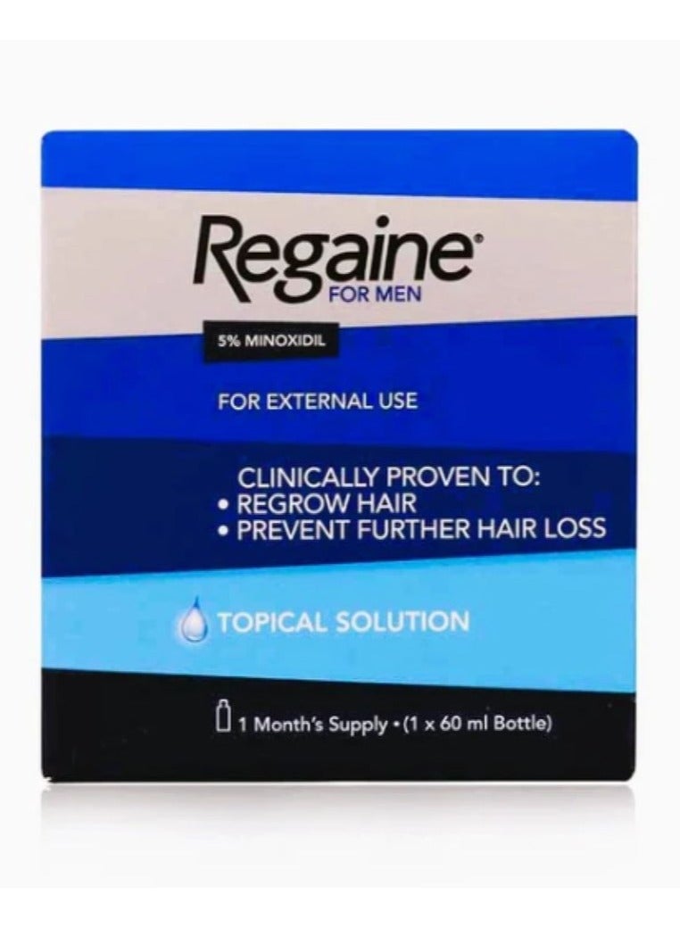 Regaine Men Extra Strength Scalp Solution 5% Minoxidil (60ml)