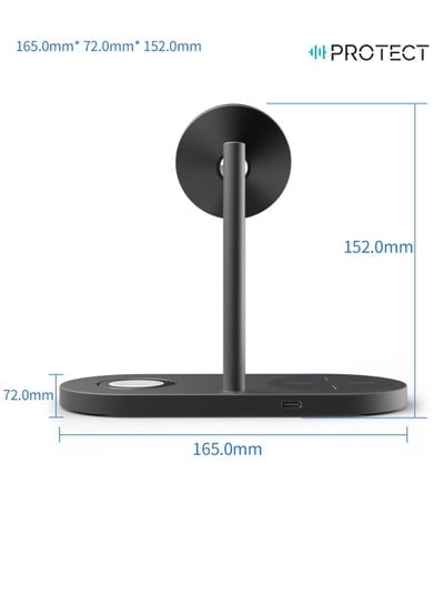 X23 PRO 3 in 1 Magnetic Phone Stand Wireless Charger