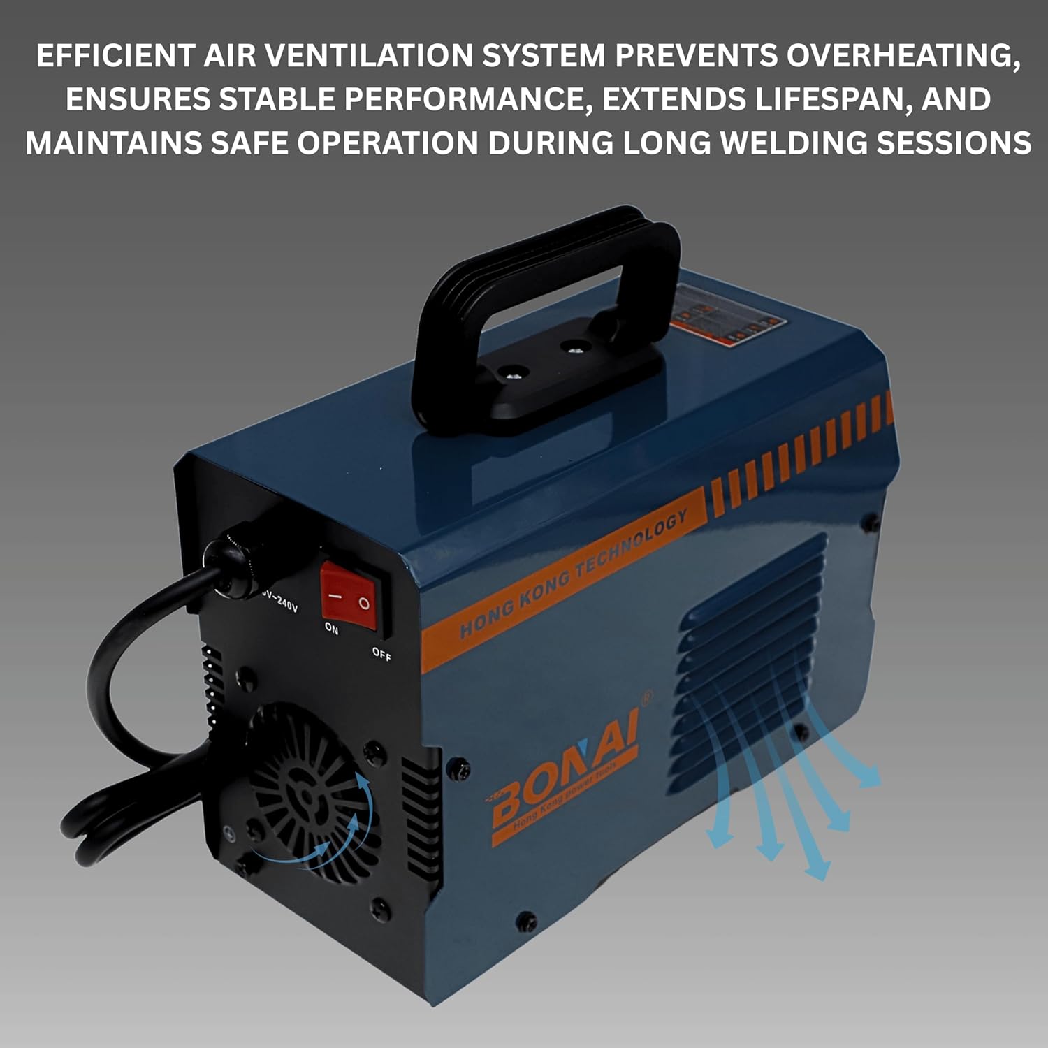 Bonai ARC-400 Mini Inverter Welder 220-240V | Portable MMA Welding Machine | IGBT DC Inverter 20-105A | Lightweight, Energy-Saving, Complete Welding Kit, BN-HK87