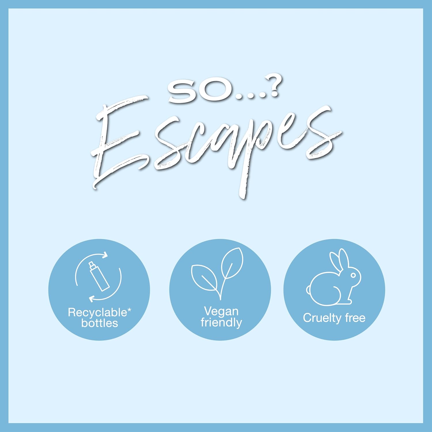 So…? Escapes Women's Miami Vibes Fruity and Floral Exfoliating Body Scrub 450g With Sweet Pear, Green Melon and Apple Blossom Fragrance, Cruelty Free