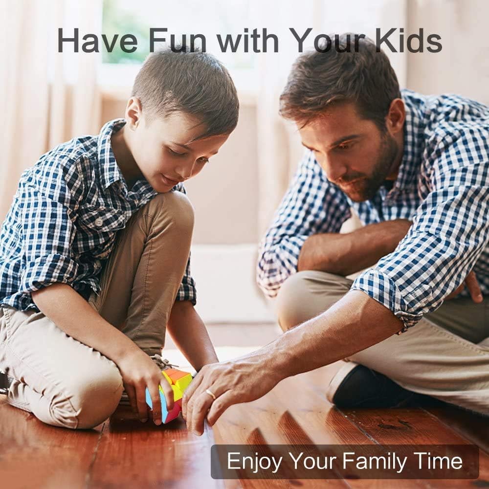 مكعب السرعة روكسيندا الاحترافي 2x2x2 - دوران سريع وسلس - متين وقوي بدون ملصقات، أفضل لعبة ألغاز سحرية ثلاثية الأبعاد - يدور أسرع من الأصلي