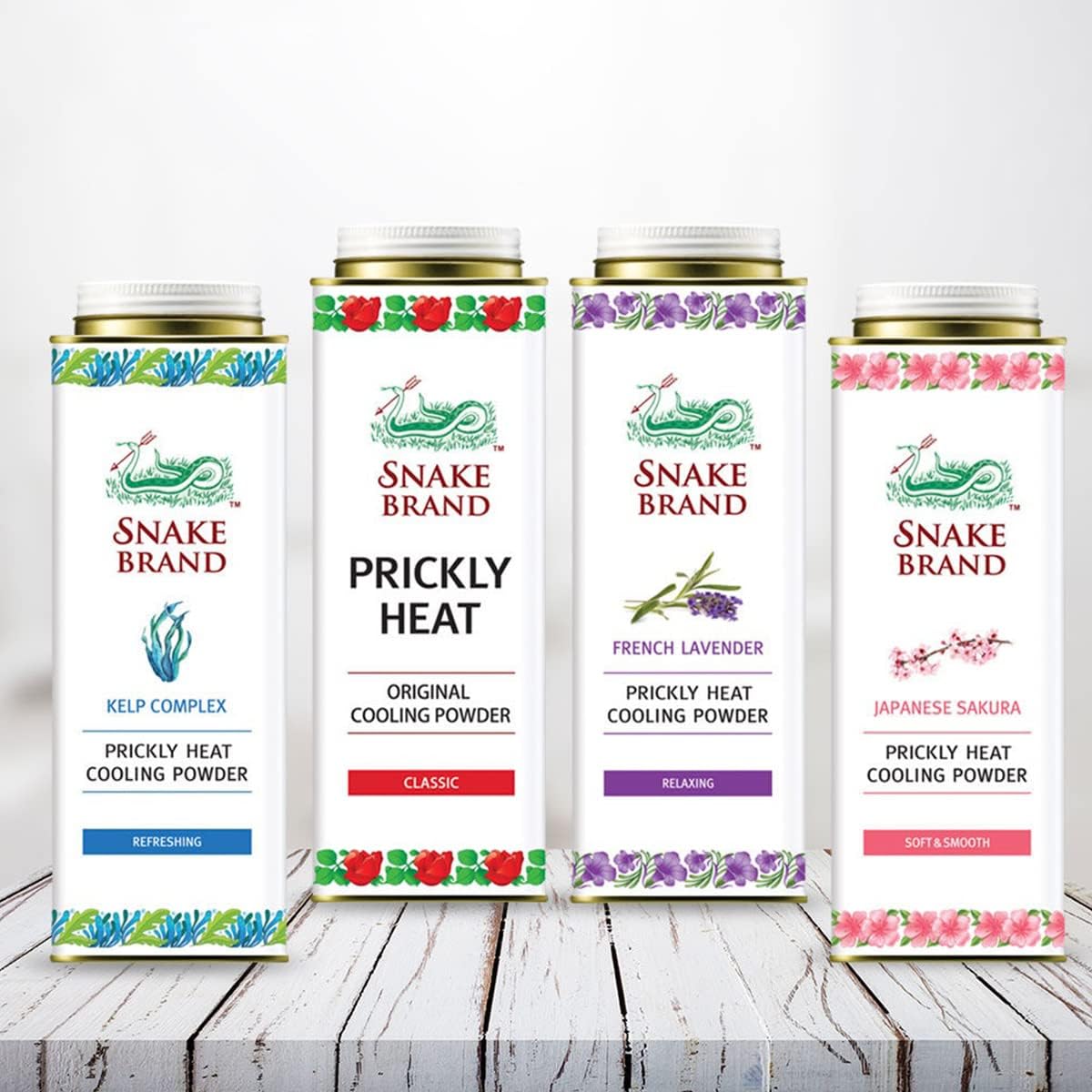 Snake Brand Prickly Heat Original Cooling Powder Classic 280gm