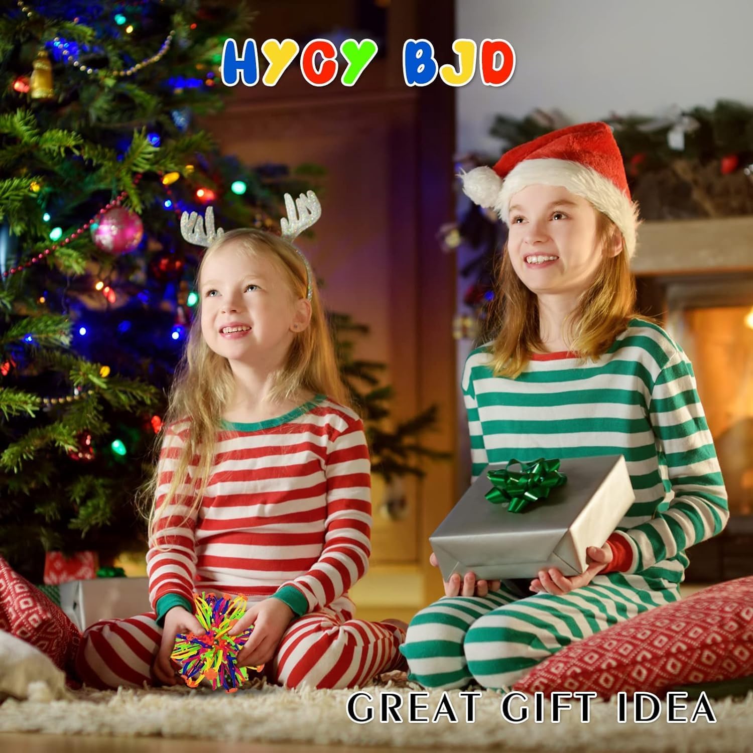 AYBIA Expandable Magic Ball With Light, Breathing Sphere Toy for Yoga, Anxiety Relief - Suitable for Kids & Adults (Pack of 2)