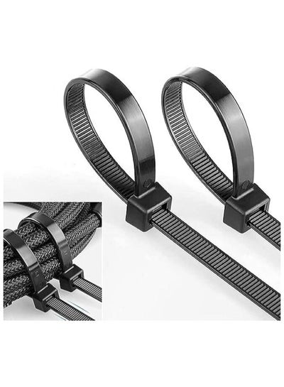 Cable Ties 100mm, 100 Pieces Pack Self-Locking Heavy Duty Nylon Plastic Zip Ties Wraps For Home, Office and Outdoor