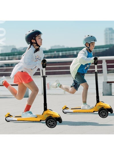 سكوتر ركلة قابل للطي بثلاث عجلات للأطفال