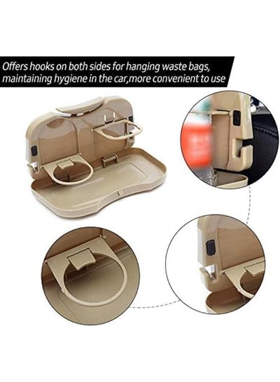 منظم السيارة الخلفي متعدد الوظائف مع صينية تثبيت على المقعد الخلفي