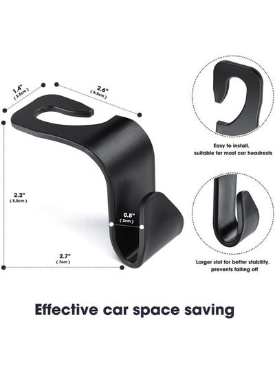 4 قطع خطافات مسند رأس مقعد السيارة للسيارة
