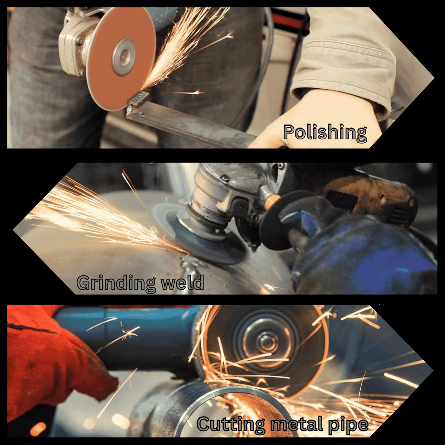 Bonai BN-HK65 Angle Grinder 1200W 115mm 11000RPM | Powerful Electric Cutting and Grinding Machine for Metal, Stone, Wood, and Construction Use