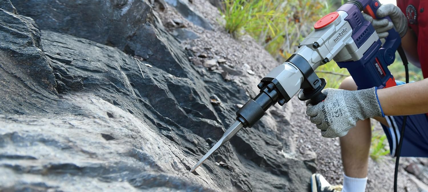 Makute Demolition Hammer DH-30A 1600W - Powerful Concrete and Metal Demolition Tool