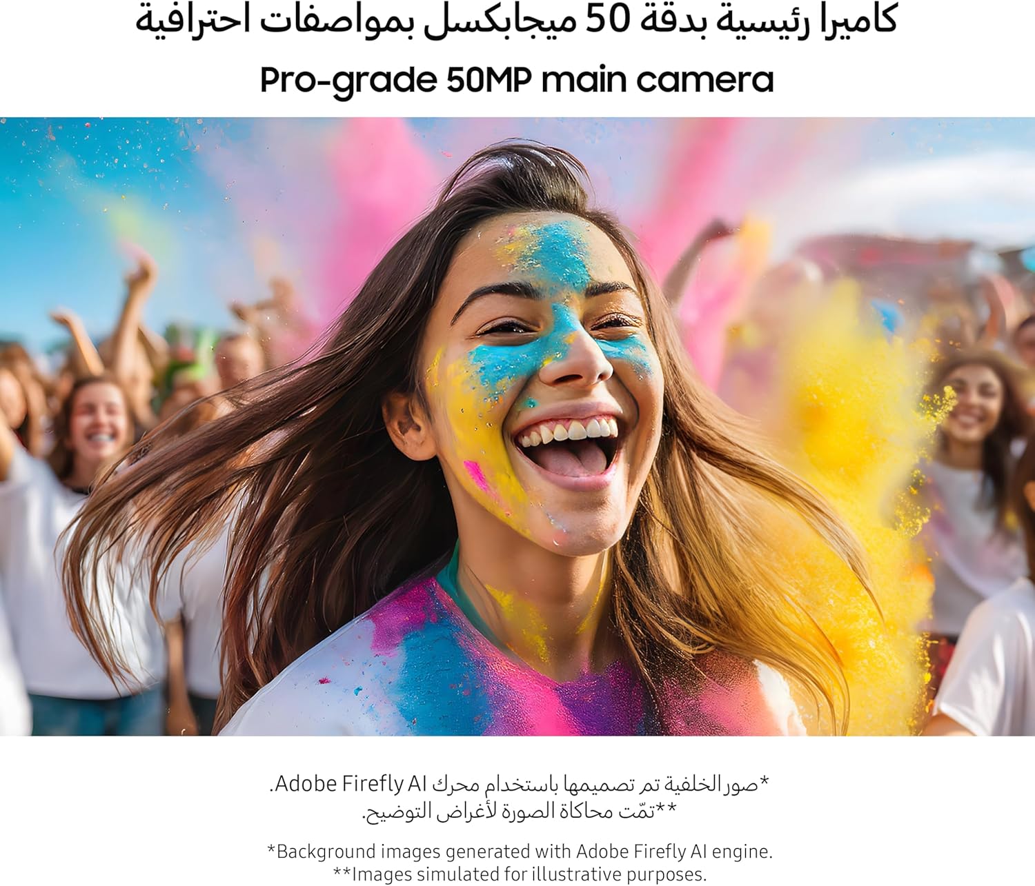 سامسونج جالكسي A06 LTE، هاتف ذكي يعمل بنظام أندرويد، ثنائي الشريحة، ذاكرة وصول عشوائي (RAM) سعة 6 جيجابايت، سعة تخزين 128 جيجابايت، أزرق فاتح (إصدار الإمارات العربية المتحدة)