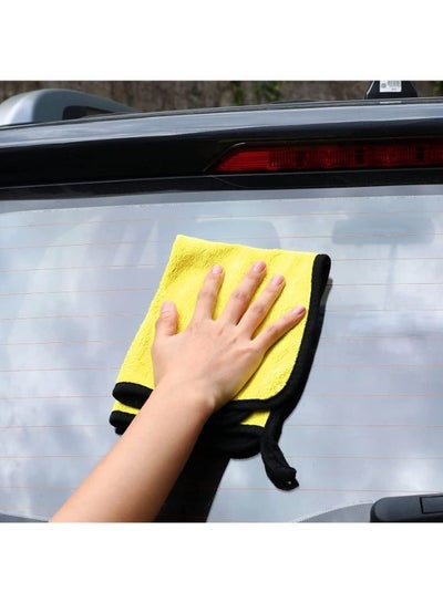 5 Pieces Soft Edgeless 2-Sided Microfiber Towel For Car