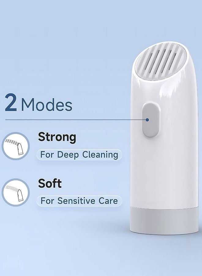 Portable Electric Bidet with 400ml Water Bottle and 3 Nozzles for Adjustable Spray Patterns, Featuring One-Touch Controls for Easy Operation, Ideal Personal Hygiene Sprayer for Home, Office and Outdoor Use