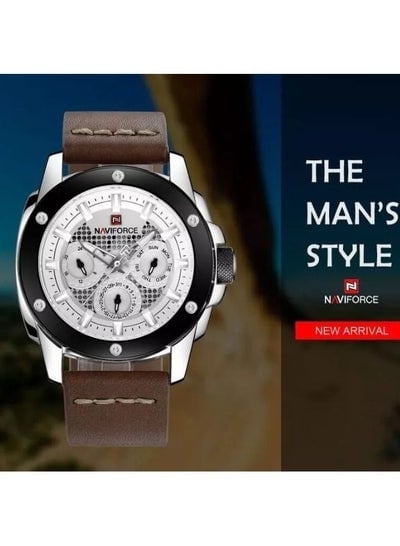 NAVIFORCE 9116 New Luxury Brand Waterproof Quartz Watch Men Military Leather Sports Watches Man 24 Hours Date Clock Religion Masculine