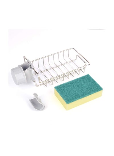Faucet Shelf Stainless Steel Kitchen Storage Rack - Silver