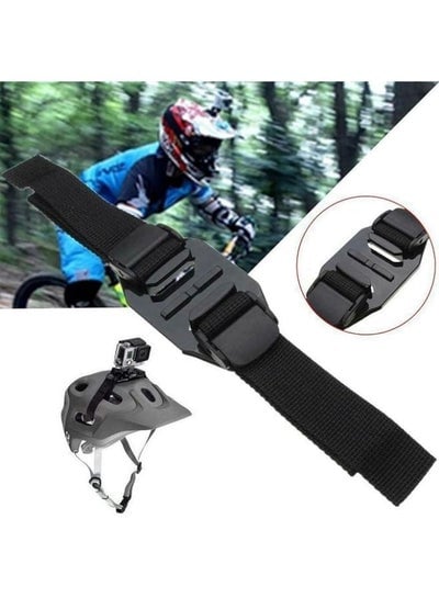 حزام خوذة بفتحات تهوية قابلة للتعديل متوافق مع كاميرا GoPro وSJCAM وXiaomi YI وEKEN Action