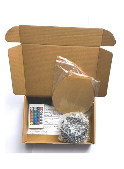 متعدد الألوان جبل الثلج LED ضوء الليل الجدة Bulbing 3D Rgb الوهم التدرج الفن المزاج مصباح البصرية مكتب ديكور هدايا عيد ميلاد للحفلات الفن