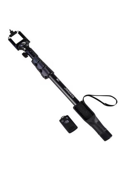 Yunteng Yt-1288 Extendable Selfie Stick Monopod with Shutter Remote Control, Black