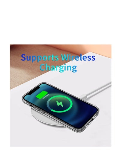 جراب iPhone 13 Pro شفاف عالي الجودة من مادة TPU لهاتف iPhone 13 Pro مضاد للخدش ومقاوم للصدمات مقاس 6.1 بوصة