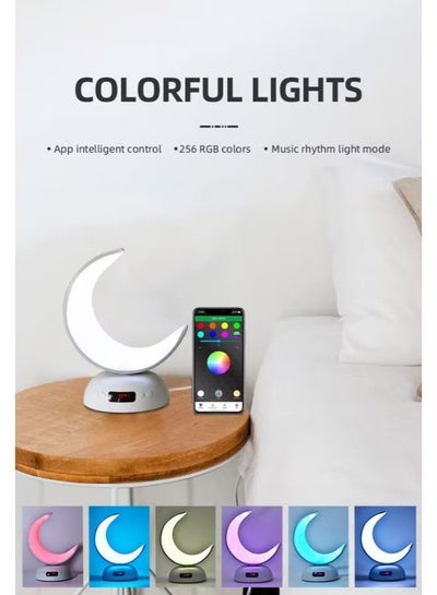 مكبر صوت القرآن الكريم بمصباح القمر من إكوانتو SQ902، يتضمن جهاز تحكم عن بعد وكابل شحن