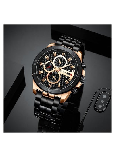 Multi-Functional Stainless Steel Men's Chronograph Watch 8337
