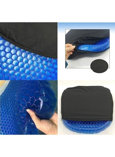 Premium All Gel Orthopedic Seat Cushion Pad for Car, Office Chair, Wheelchair, or Home Pressure Sore Relief