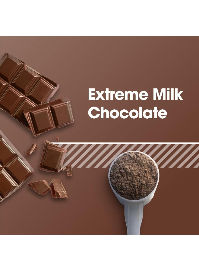 Optimum Nutrition (ON) Gold Standard 100% Whey Protein Powder Primary Source Isolate, 24 Grams of Protein for Muscle Support and Recovery - Extreme Milk Chocolate, 10 Lbs, 141 Servings (4.51 KG)