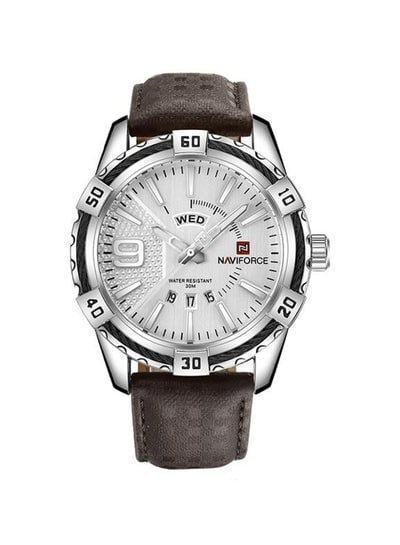 Men's Water Resistant Analog Watch 9117L - 45 mm - Brown