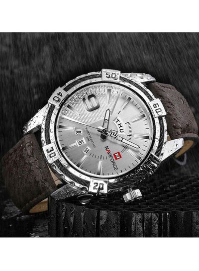 Men's Water Resistant Analog Watch 9117L - 45 mm - Brown