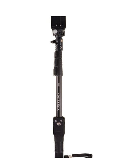 Monopod Handheld Pole Selfie Stick With Shutter Remote Black