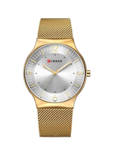 Men's Water Resistant Analog Watch 8304 - 37 mm - Gold