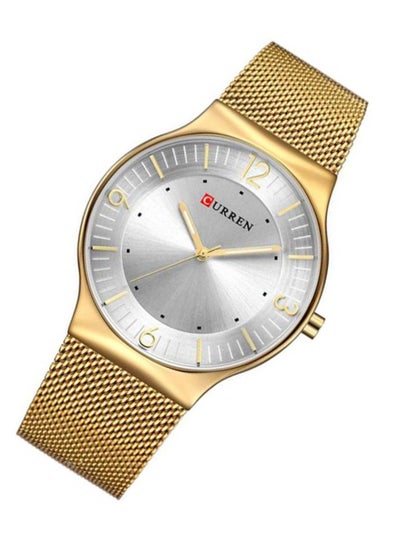 Men's Water Resistant Analog Watch 8304 - 37 mm - Gold