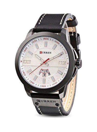 Men's Water Resistant Analog Watch 8286 - 47 mm - Black