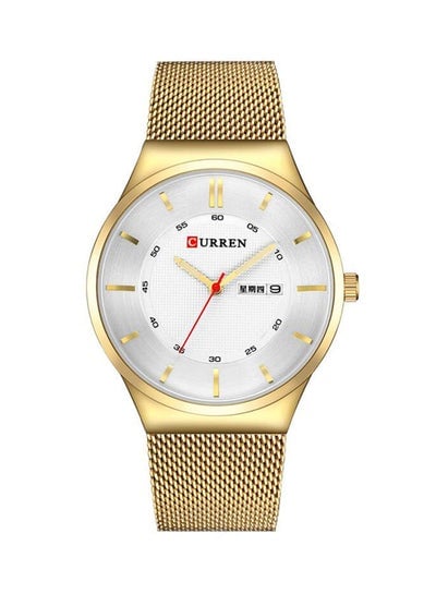 Men's Water Resistant Analog Watch 8311 - 47 mm - Gold