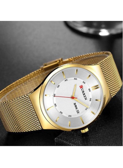 Men's Water Resistant Analog Watch 8311 - 47 mm - Gold