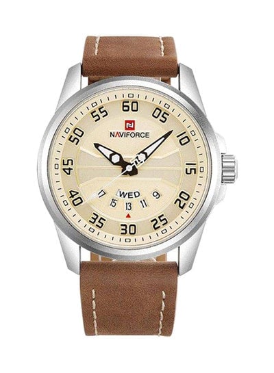 men Leather Analog Watch WT-NF-9124-BG