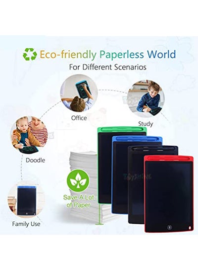 تابلت محمول قابل للطي إل سي دي للقراءة والكتابة وتطوير التعليم المبكر للأطفال مقاس 8.5 بوصة