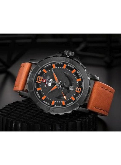 men Water Resistant Analog Watch 9122-B-O-L.BN