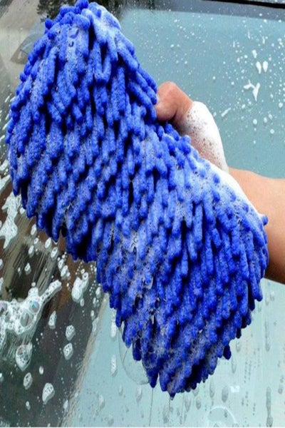 Thickened chenille car wash cleaning decontamination multi-purpose coral sponge block