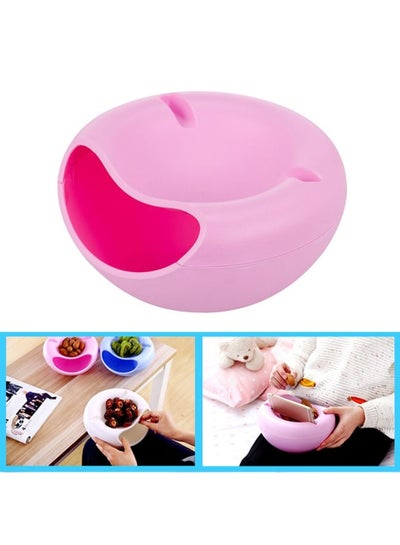 Dry Fruit Snacks Organizer With Mobile Phone Stand Pink 21.2cm