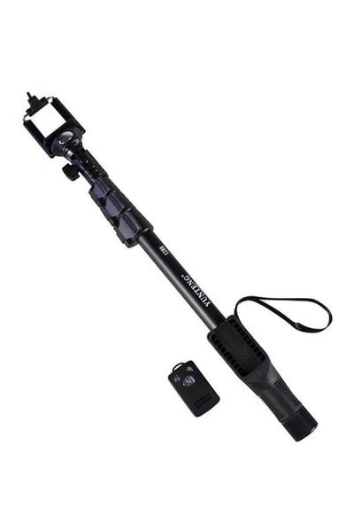 Selfie Stick With Remote Black