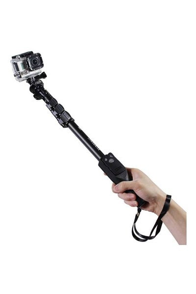 Selfie Stick With Remote Black