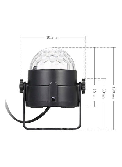 6 Led Remote Control Magic Ball Led Light Multicolour 197grams